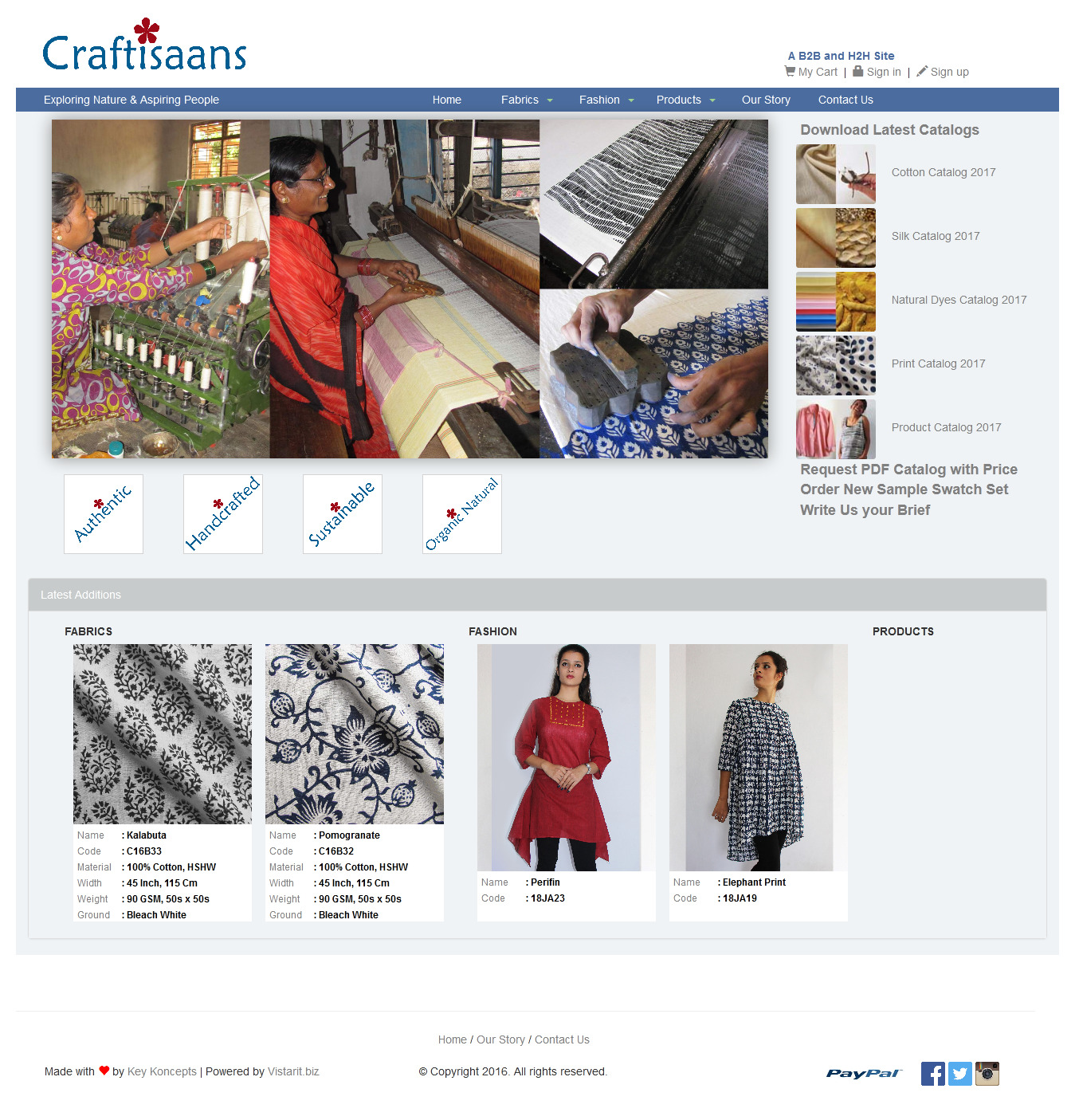 Craftisaans Ecommerce Website